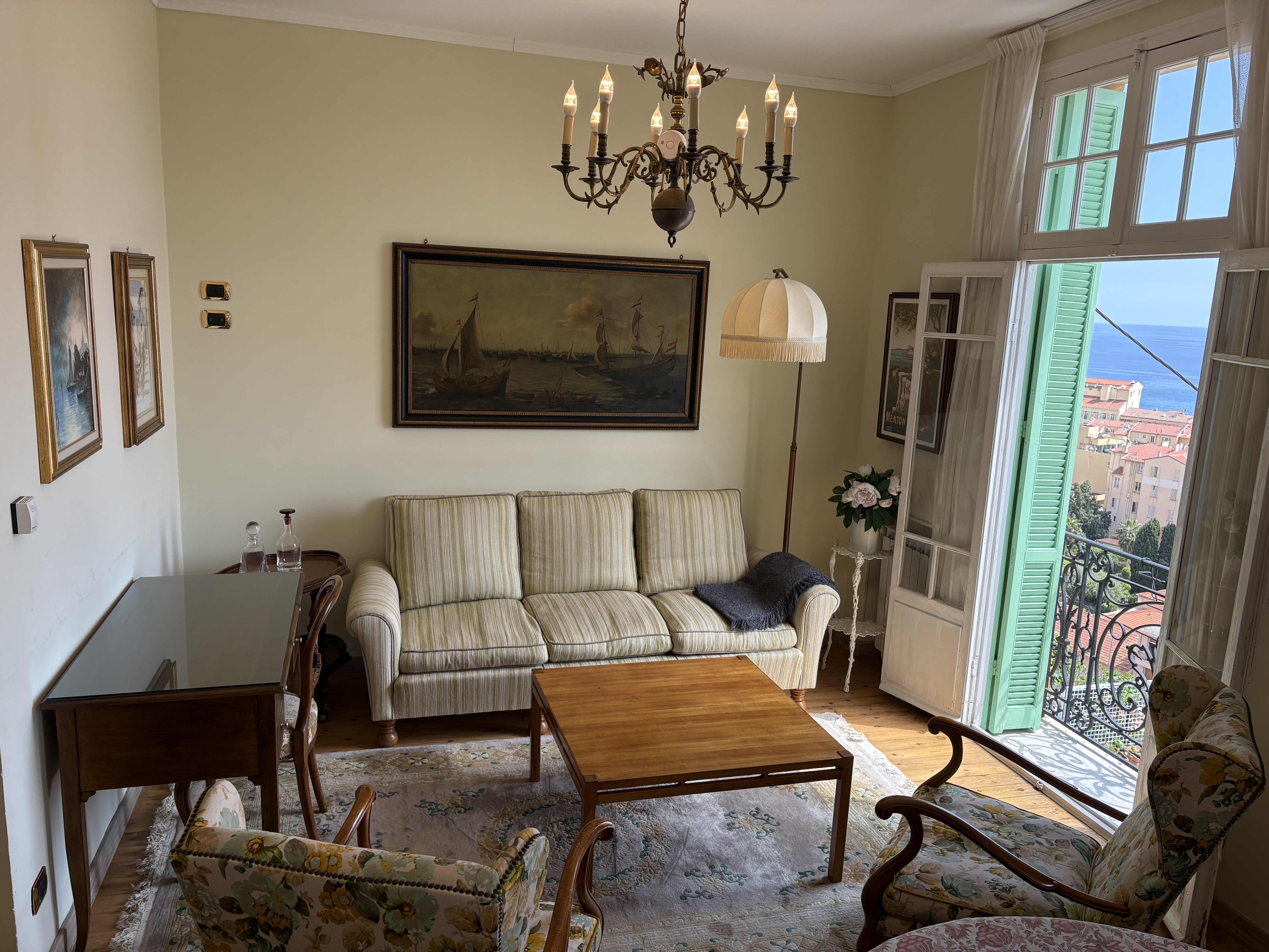 Remote work apartment